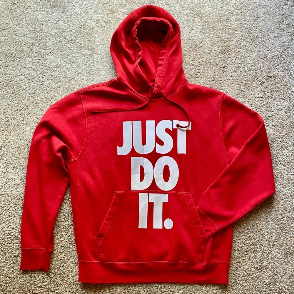 Nike “Just Do It” Hoodie Sweatshirt - Picture 1 of 15